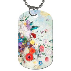 Floral Bouquet Dog Tag (two Sides) by Sobalvarro