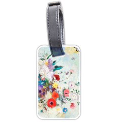 Floral Bouquet Luggage Tag (one Side) by Sobalvarro