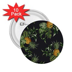 Pineapples Pattern 2 25  Buttons (10 Pack)  by Sobalvarro
