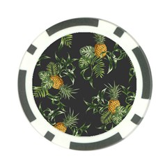 Pineapples Pattern Poker Chip Card Guard by Sobalvarro