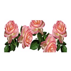 Roses Flowers Arrangement Garden Satin Wrap by Simbadda