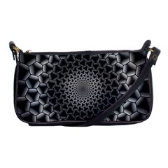 Pattern Abstract Graphic District Shoulder Clutch Bag