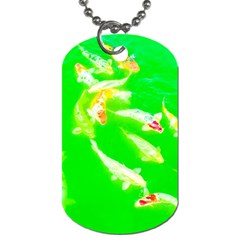 Koi Carp Scape Dog Tag (one Side) by essentialimage