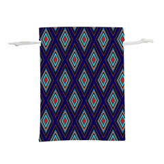 Colorful Diamonds Pattern3 Lightweight Drawstring Pouch (s) by bloomingvinedesign