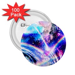 Crystal Wave Pattern Design 2 25  Buttons (100 Pack) 