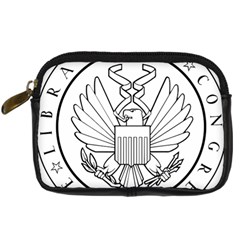 Seal Of Library Of Congress Digital Camera Leather Case by abbeyz71