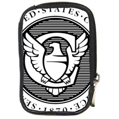 Seal Of United States Copyright Office Compact Camera Leather Case by abbeyz71