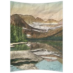 Glacier National Park Scenic View Back Support Cushion by Simbadda