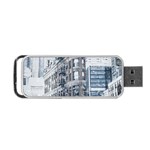 City Building Skyscraper Town Portable USB Flash (One Side) Front