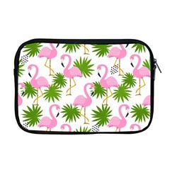 Seamless Pattern With Cute Flamingos Apple Macbook Pro 17  Zipper Case by Vaneshart