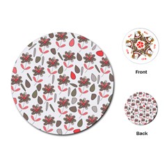 Zappwaits Flowers Playing Cards Single Design (round) by zappwaits