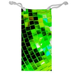 Green Disco Ball Jewelry Bag by essentialimage