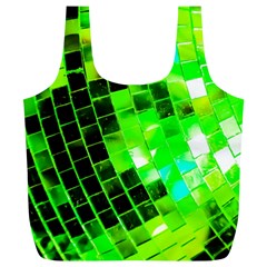 Green Disco Ball Full Print Recycle Bag (xl) by essentialimage