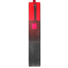 Light Neon City Buildings Sky Red Large Book Marks