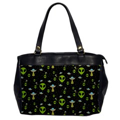 Alien Ufo Pattern Oversize Office Handbag by Vaneshart