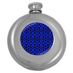 Abstract -a-2 Round Hip Flask (5 Oz)