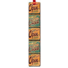 Open Closed 1 Large Book Marks by ArtworkByPatrick