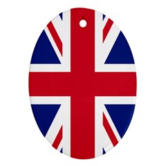 Uk Flag Union Jack Ornament (oval) by FlagGallery