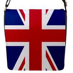 Uk Flag Union Jack Flap Closure Messenger Bag (s) by FlagGallery