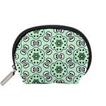 Background Texture Dots Pattern Accessory Pouch (Small) Front