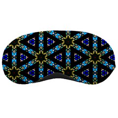 Stained Glass Pattern Church Window Sleeping Mask by Simbadda