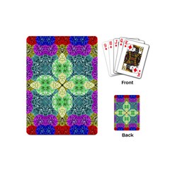 Flower Design Design Artistic Playing Cards Single Design (mini) by Simbadda
