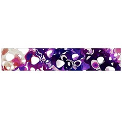 Paint Texture Purple Watercolor Large Flano Scarf  by Simbadda