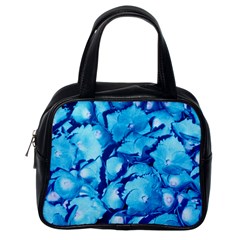 Hydrangea Blue Petals Flower Classic Handbag (one Side) by Simbadda