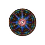 Mandala Pattern Kaleidoscope Magnet 3  (Round) Front