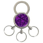 Spheres Combs Structure Regulation 3-Ring Key Chain