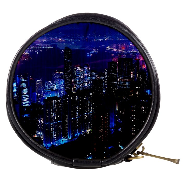 Night City Dark Mini Makeup Bag