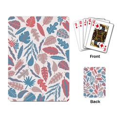 Leaves Art Pattern Playing Cards Single Design (rectangle) by Vaneshart