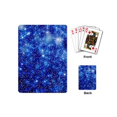 Blurred Star Snow Christmas Spark Playing Cards Single Design (mini) by HermanTelo