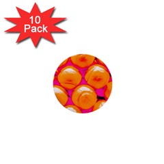 Pop Art Tennis Balls 1  Mini Buttons (10 Pack)  by essentialimage