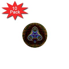 Artwork Fractal Digital Art 1  Mini Magnet (10 Pack) 