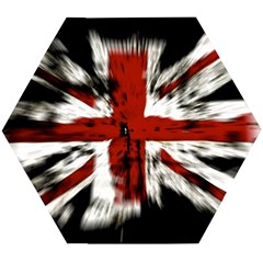 British Flag Wooden Puzzle Hexagon by Vaneshart