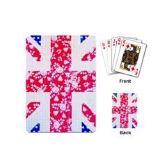 British Flag Abstract Playing Cards Single Design (mini) by Vaneshart