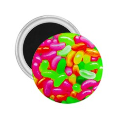 Vibrant Jelly Bean Candy 2 25  Magnets by essentialimage