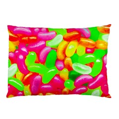 Vibrant Jelly Bean Candy Pillow Case by essentialimage