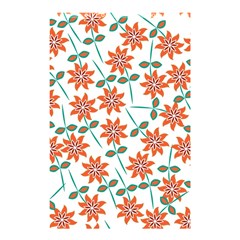 Vector Flower Floral Shower Curtain 48  X 72  (small) 