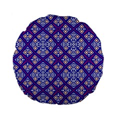 Symmetry Standard 15  Premium Flano Round Cushions by Sobalvarro