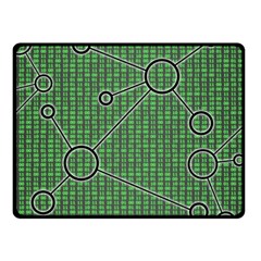 Network Communication Technology Fleece Blanket (small) by Bajindul