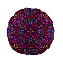 Kaleidoscope  Standard 15  Premium Round Cushions by Sobalvarro