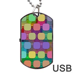 Pattern  Dog Tag Usb Flash (two Sides) by Sobalvarro