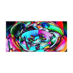 Abstract Flower Painting Yoga Headband by Wegoenart