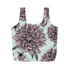 Flowers Full Print Recycle Bag (m) by Sobalvarro