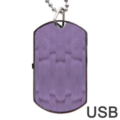 Love To One Color To Love Purple Dog Tag Usb Flash (one Side) by pepitasart