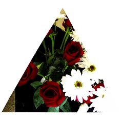 Roses 1 2 Wooden Puzzle Triangle by bestdesignintheworld