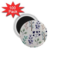 Dark Tone Plant Pattern 1 75  Magnets (100 Pack)  by Vaneshart