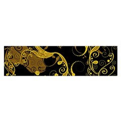 Floral Pattern Background Satin Scarf (oblong) by Vaneshart